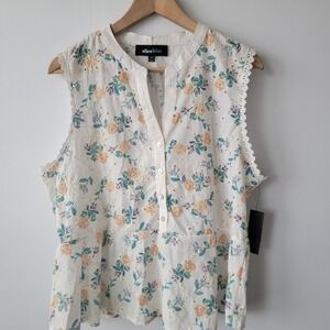 Alice blue women's lace top size XL Cottagecore Romantic Soft Girl Coquette